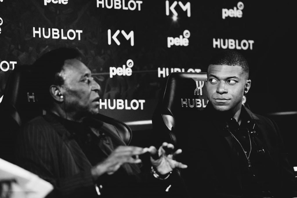 Kylian Mbappé & Pelé Interview hublot football soccer psg paris saint germain france paris hypebeast france