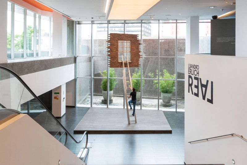Leandro Erlich Real Exhibition Info art optical illusions showcase artwork 