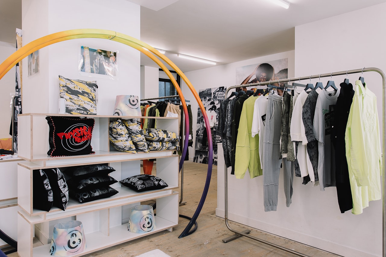 Liam Hodges Pop-Up Store London Soho Fila BFC Upcycled Exclusive Items Stores Shops Retail