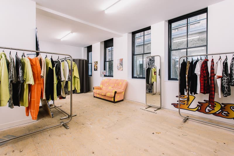 Liam Hodges Pop-Up Store London Soho Fila BFC Upcycled Exclusive Items Stores Shops Retail