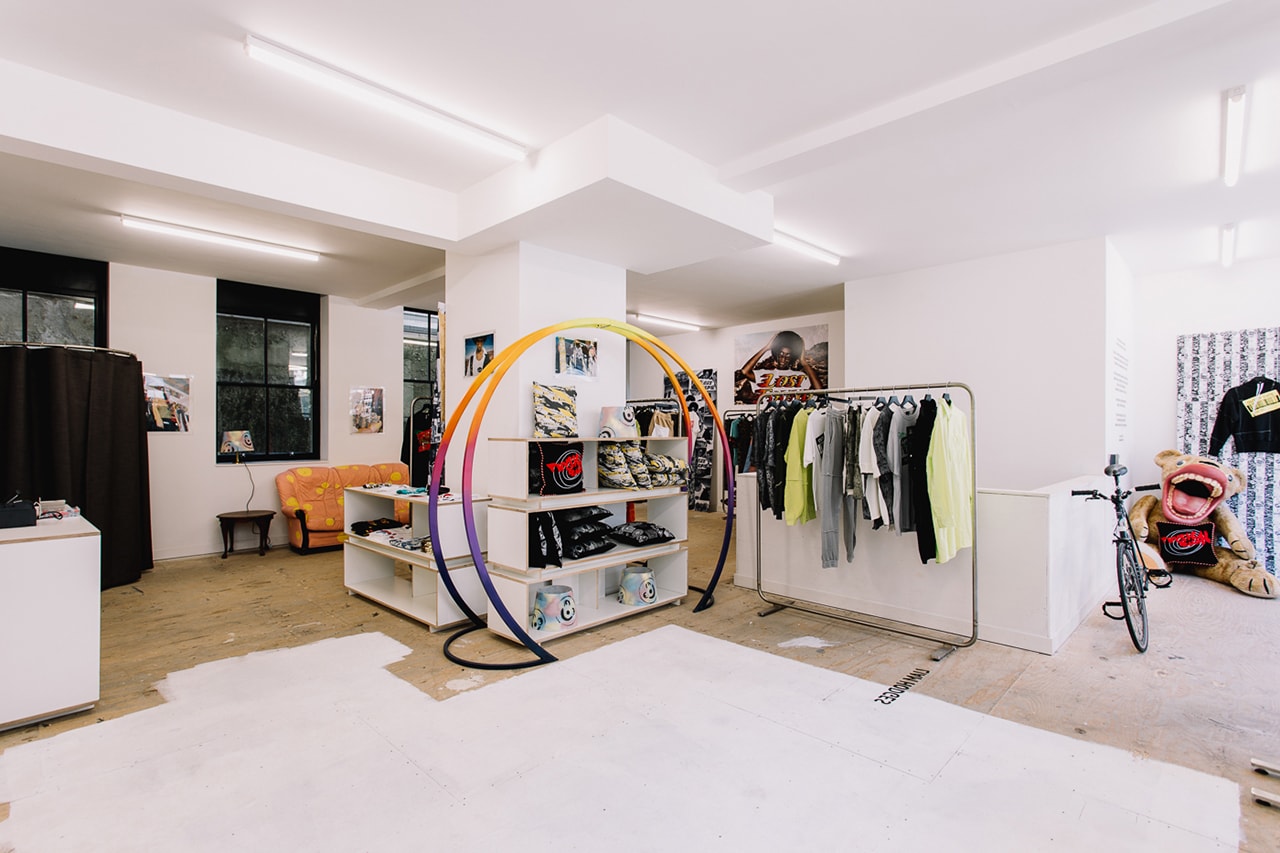 Liam Hodges Pop-Up Store London Soho Fila BFC Upcycled Exclusive Items Stores Shops Retail