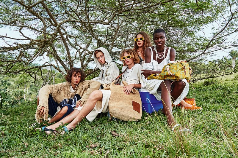 Loewe Paula's Ibiza Collaboration Partnership SS19 Spring Summer 2019 Lookbook Boutique High End Mens Womens Ready To Wear bohemian coastal styles playful archival prints