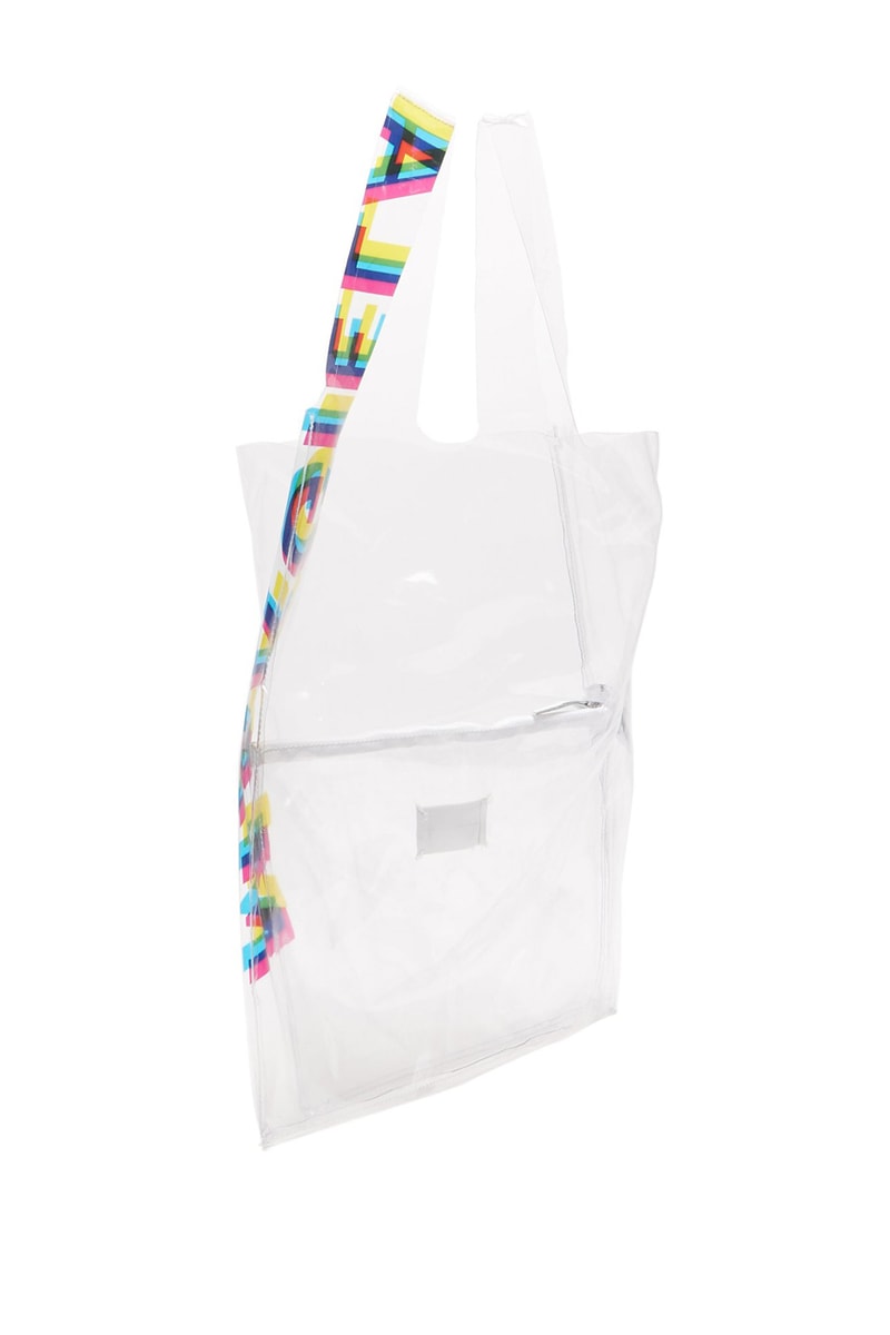 maison margiela transparent pvc shopping bag tote 