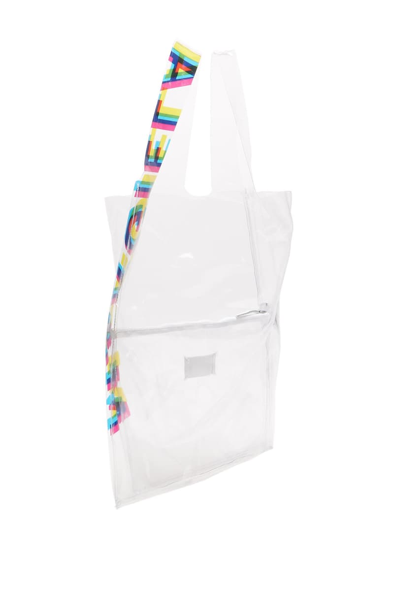 maison margiela transparent pvc shopping bag tote