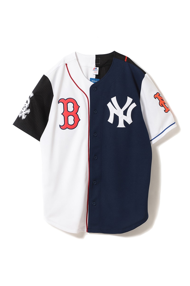 Major League Baseball x BEAMS Capsule Collaboration collection new era hat jersey tee shirt pants socks mlb release date info drop buy april 2019 spring summer ss19 majestic