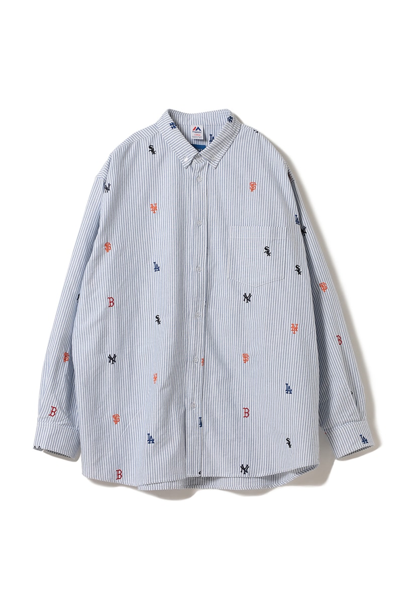 Major League Baseball x BEAMS Capsule Collaboration collection new era hat jersey tee shirt pants socks mlb release date info drop buy april 2019 spring summer ss19 majestic