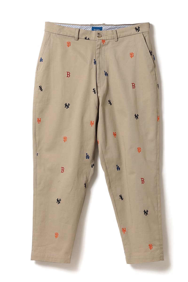 Major League Baseball x BEAMS Capsule Collaboration collection new era hat jersey tee shirt pants socks mlb release date info drop buy april 2019 spring summer ss19 majestic