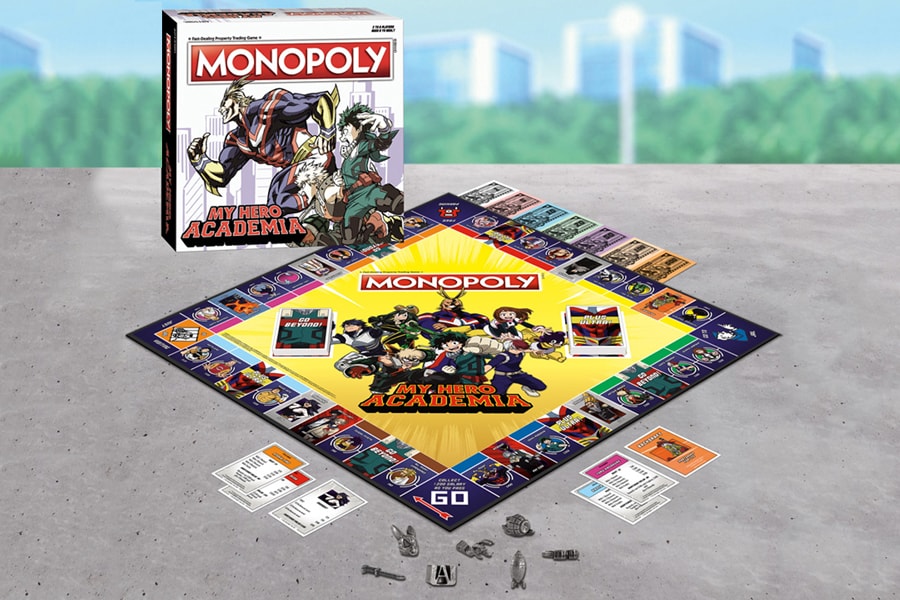 My Hero Academia Monopoly Board Games GameStop Anime