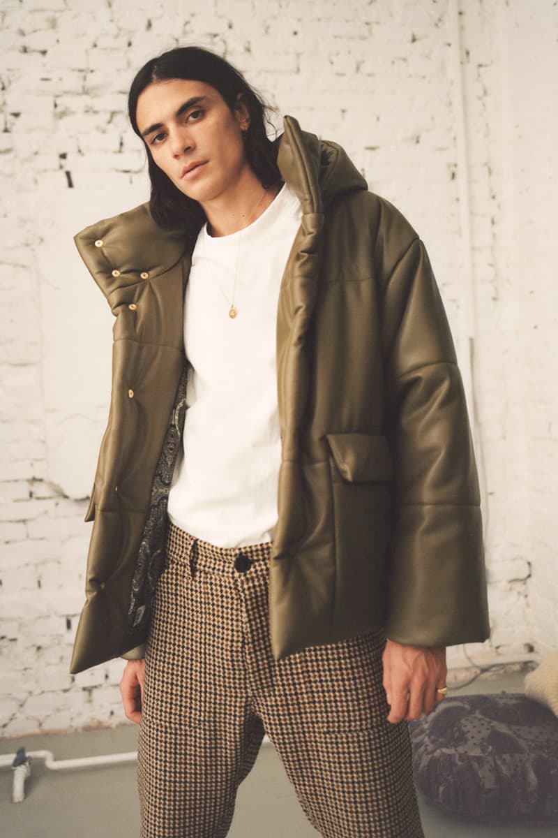 Nanushka FW19 Fall/Winter 2019 Menswear Lookbook Budapest Fashion Contemporary Materials Sustainability London College of Fashion
