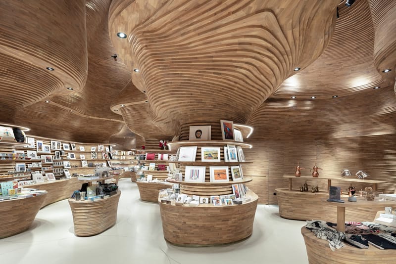 Inside the National Museum of Qatar's Impressive Curvilinear Gift Shop