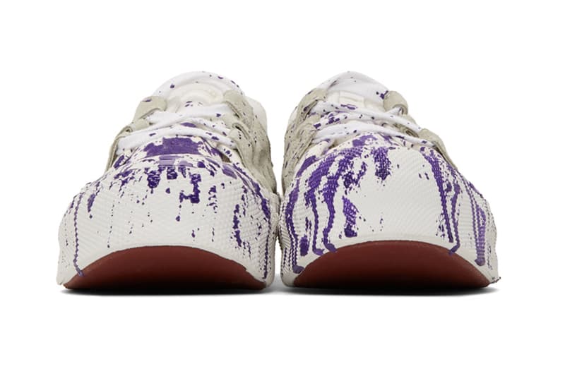 Needles Drop Jackson Pollock-Esque Ghillie Sneakers Paint Splatter Footwear Japanese Streetwear Fashion Luxury Menswear Americana Vintage Sneakers