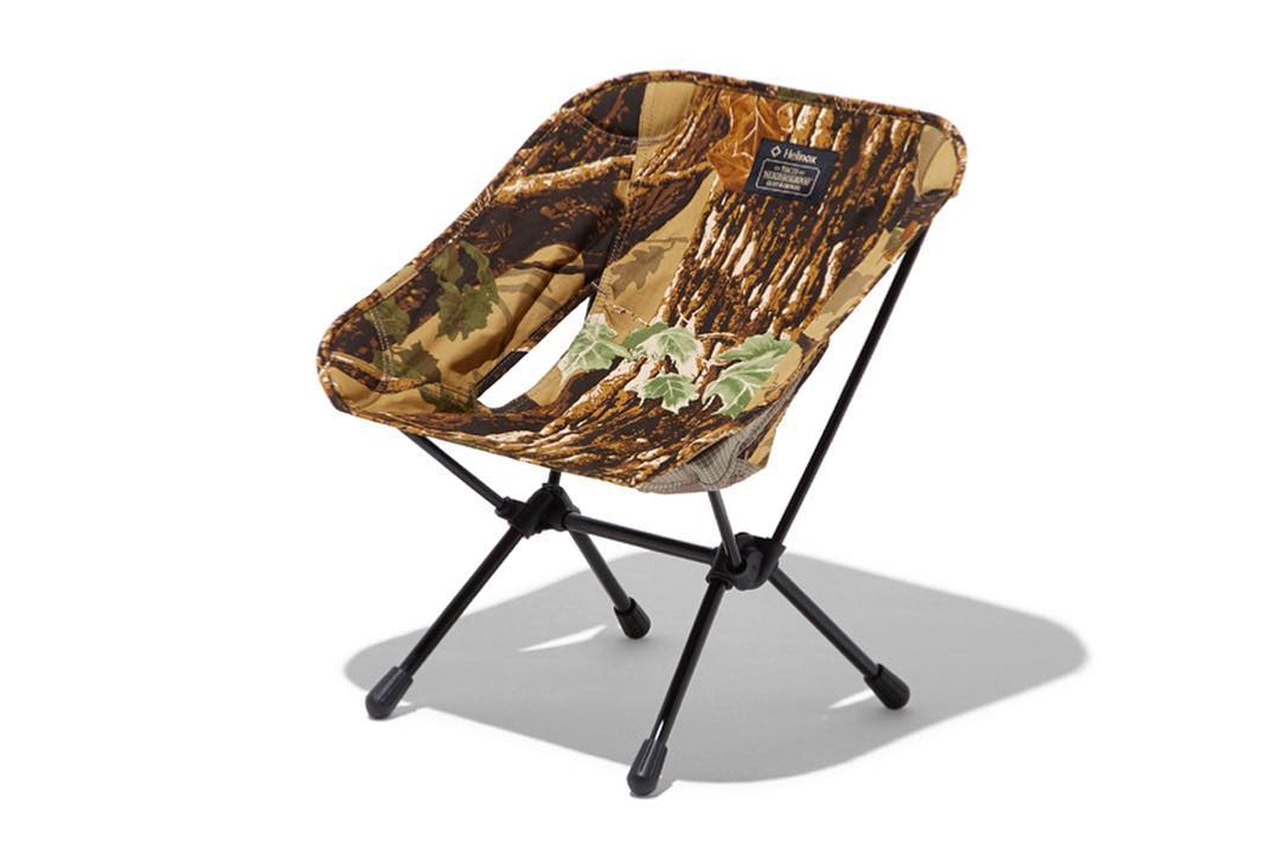 NEIGHBORHOOD x Helinox 2019 Collaboration Collection camping camouflage print pattern tent chair april 6 2019 japan release date info