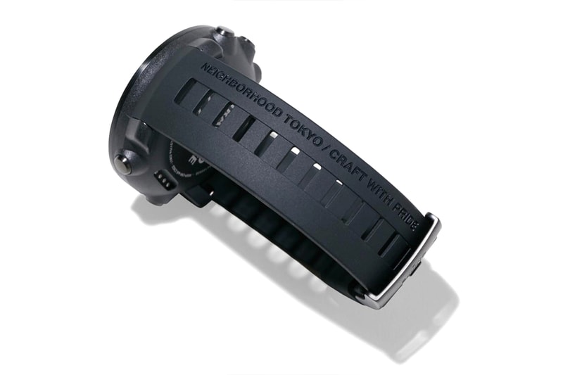 NEIGHBORHOOD x Suunto Japan Finland Tokyo Squad 3204 Watches Military Inspired Design Timepiece Black Digital Screen Traverse Alpha altitude measurements weather resistant 