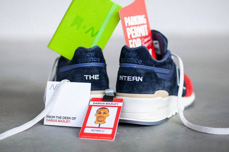 New Balance 997 "The Intern" Darius Bazley NBA G League Syracuse Backpack Set Collection Spring Summer 2019 SS19 Footwear Patriotic Colorway Red Blue Tan White ENCAP Embroidered