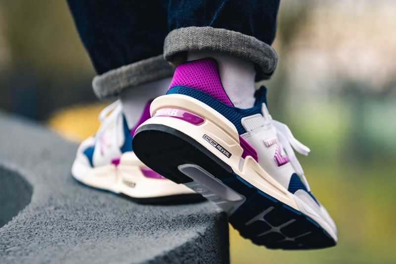 new balance 997s ms997jha moroccan tile magenta navy blue colorway sneaker release 
