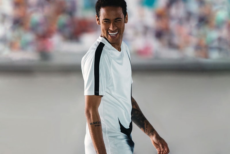 Neymar Jr. Teases Nike Shox R4 Collaboration Sneakers silhouette colorways on feet exclusive release date info drop