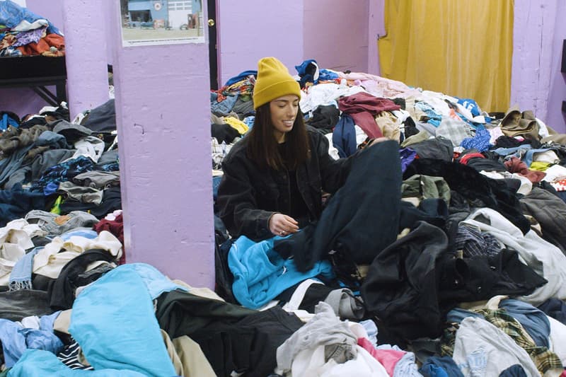 Nicole McLaughlin & Depop Host Earth Day Event upcycle reebok bootie columbia collaboration recycling clothing apparel video making of process how to