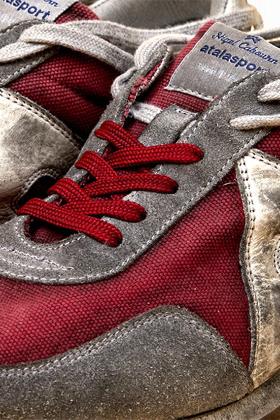 Nigel Cabourn x Atalasport Stonewashed Trainer shoes trainer kicks footwear 
