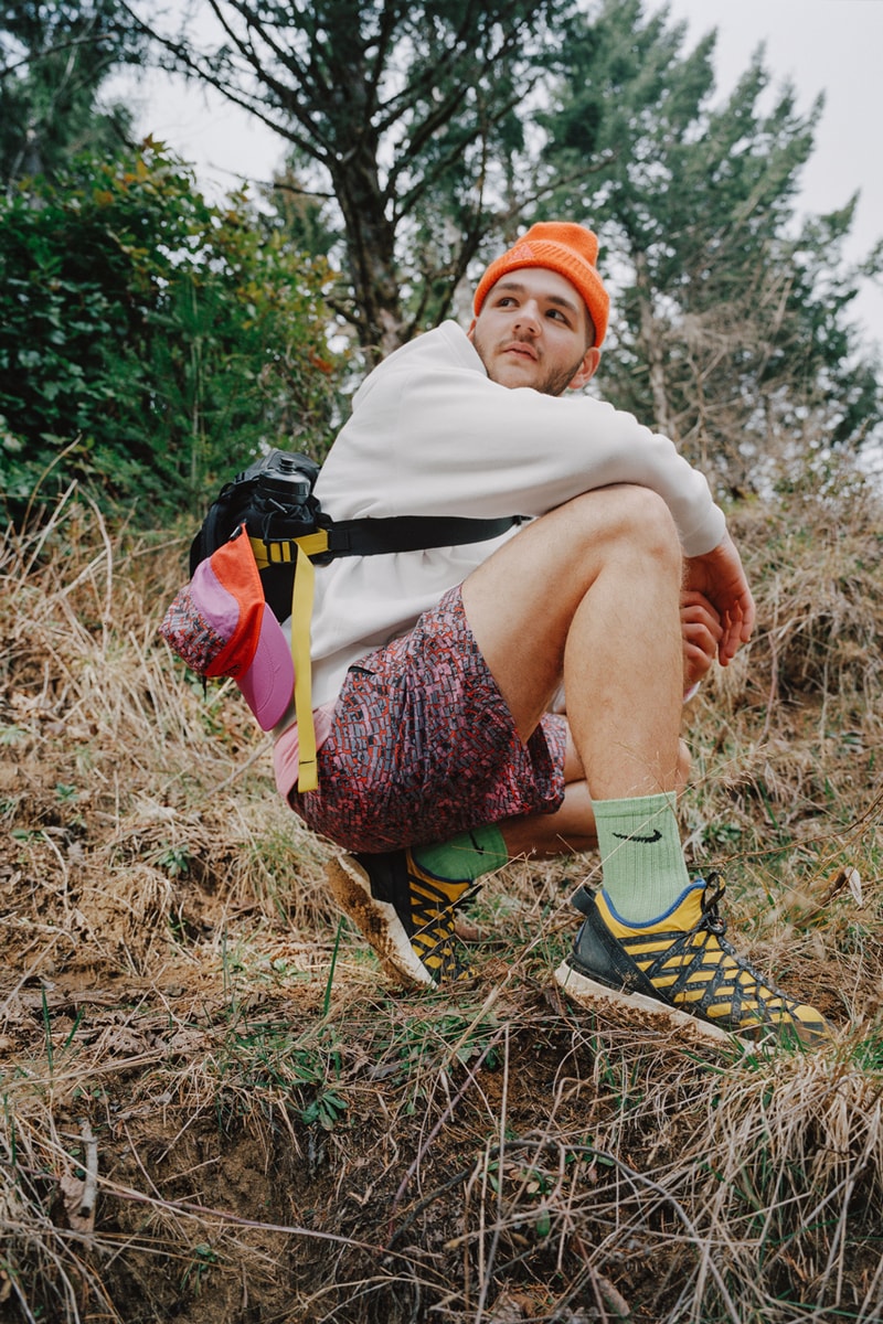 nike acg react terra gobe k2 ldv yellow the abyss blue sneaker release