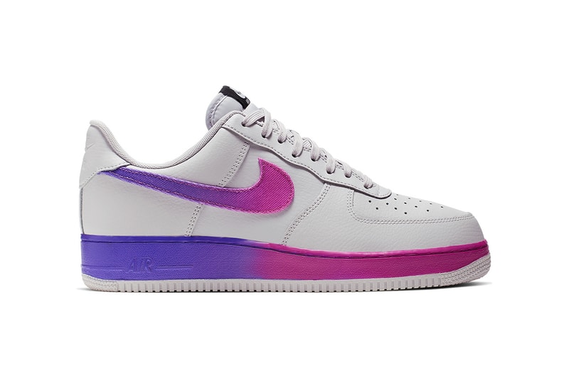 Nike Air Force 1 '07 LV8 Vast Grey Hyper Grape BLACK ORANGE PEEL OPTI YELLOW Release Info CJ0524-001 CJ0524-002