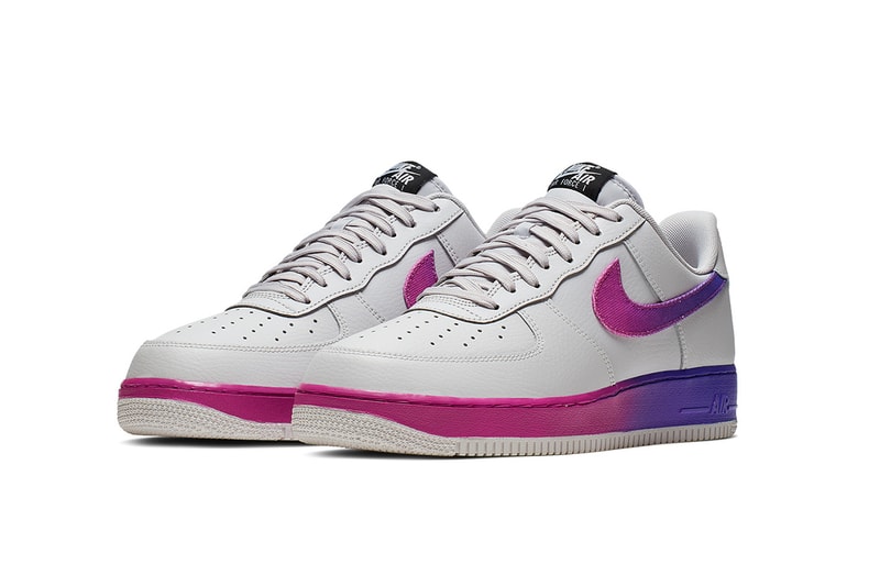Nike Air Force 1 '07 LV8 Vast Grey Hyper Grape BLACK ORANGE PEEL OPTI YELLOW Release Info CJ0524-001 CJ0524-002