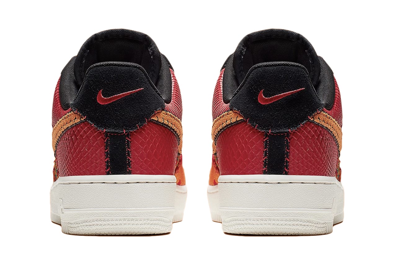 red and gold air force 1