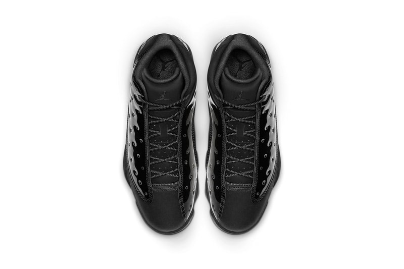 Nike Air Jordan 13 Cap And Gown Release Info 414571-012 black patent leather graduation
