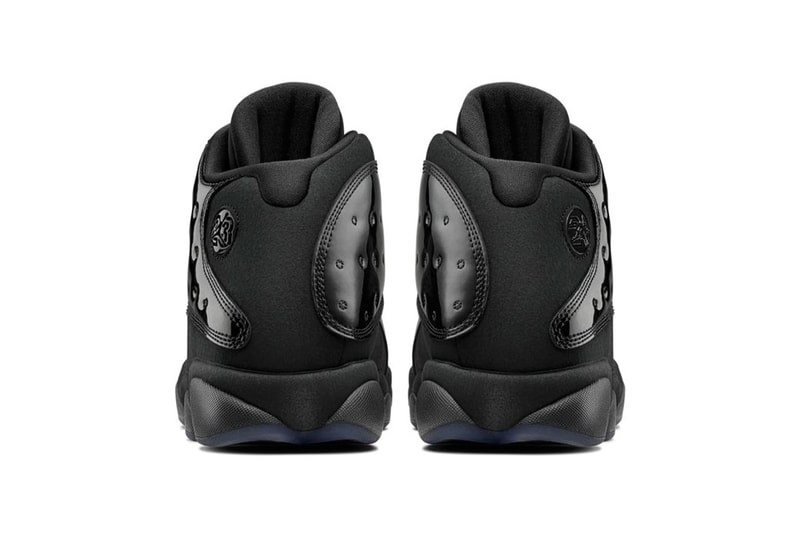 Nike Air Jordan 13 Cap And Gown Release Info 414571-012 black patent leather graduation
