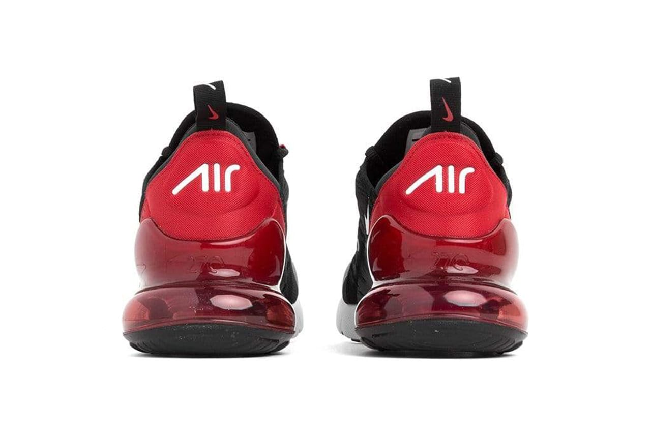 nike air max 270 red black and white