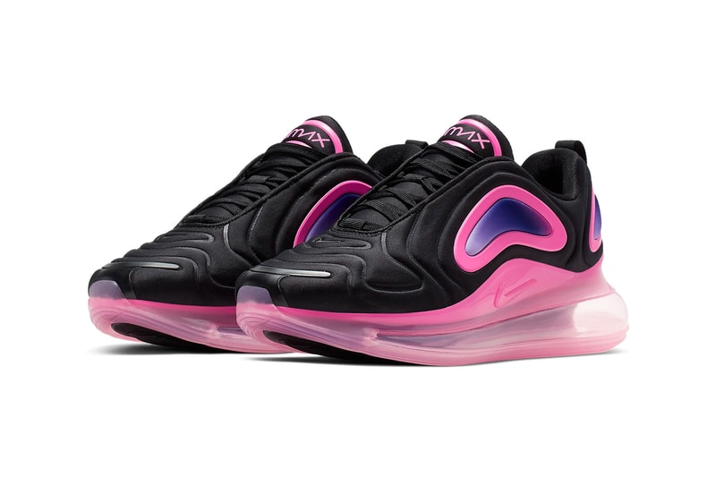 nike air max 720 anthracite laser fuschia black pink blast gunsmoke fuel orange colorway release spring 2019 