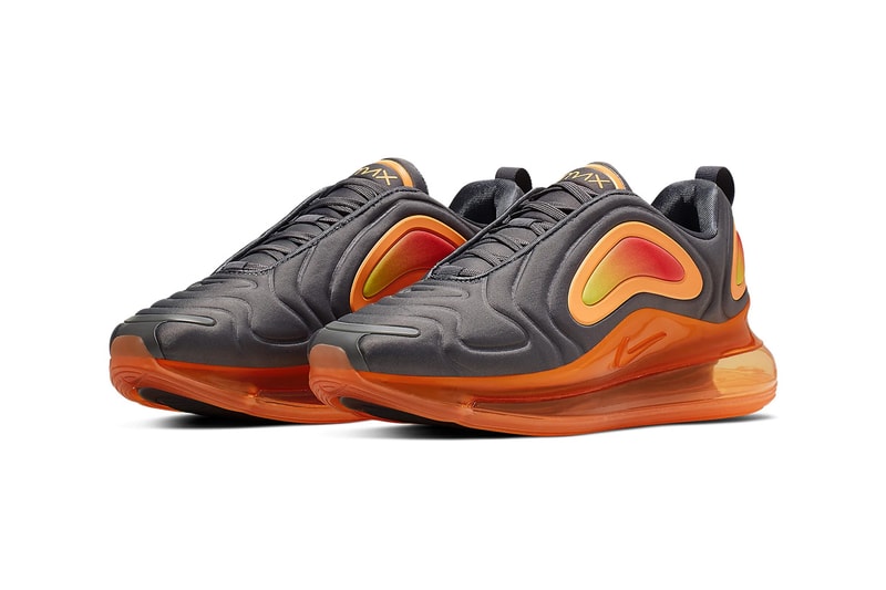 nike air max 720 anthracite laser fuschia black pink blast gunsmoke fuel orange colorway release spring 2019 