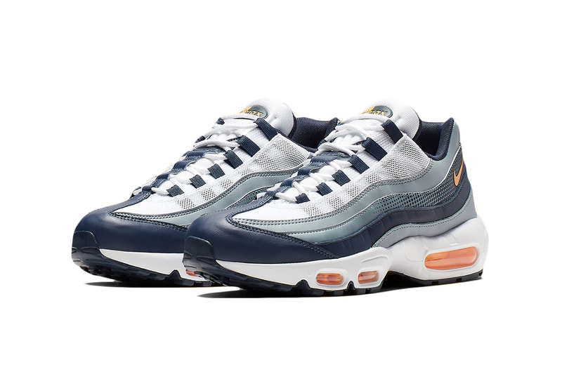 Nike Air Max 95 "Laser Orange” Release grey midnight navy air unit swoosh