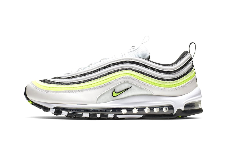 The Nike Air Max 97 White Volt Colorway Info sneakers shoes 