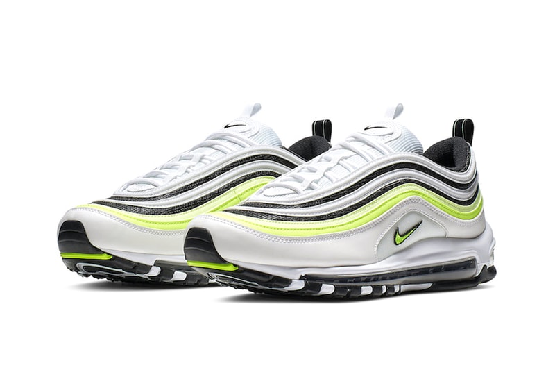 The Nike Air Max 97 White Volt Colorway Info sneakers shoes 