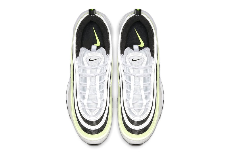 The Nike Air Max 97 White Volt Colorway Info sneakers shoes 