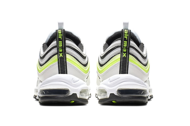 The Nike Air Max 97 White Volt Colorway Info sneakers shoes 