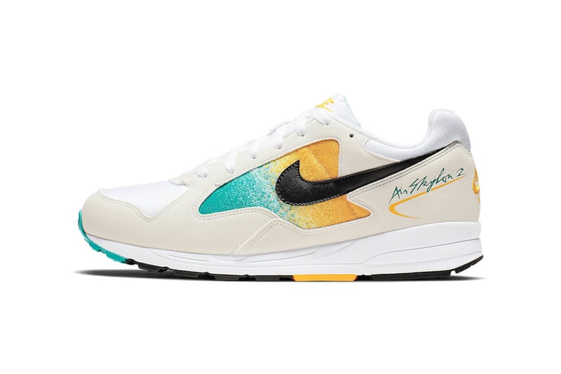 nike air skylon 2 blue green