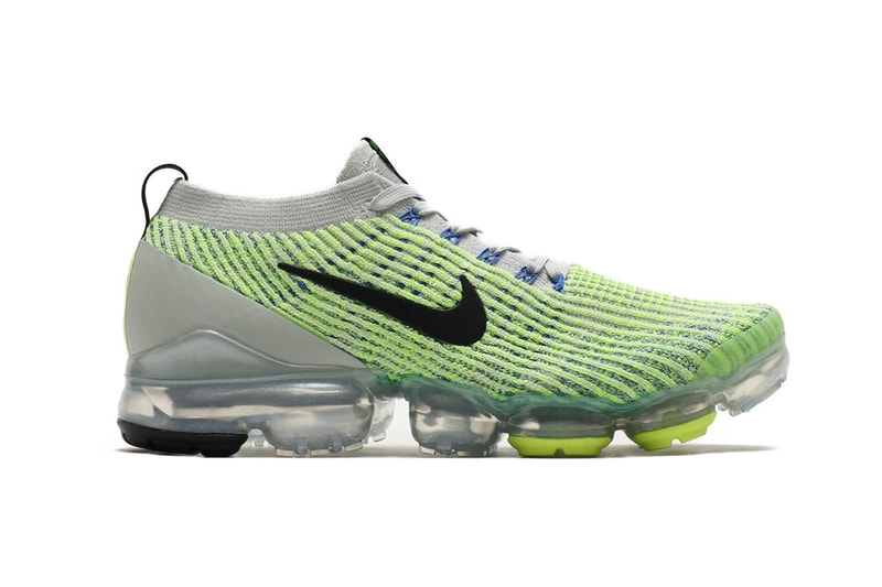 Nike Air VaporMax Flyknit 3.0 Silver Black Volt Release Info AJ6900-005