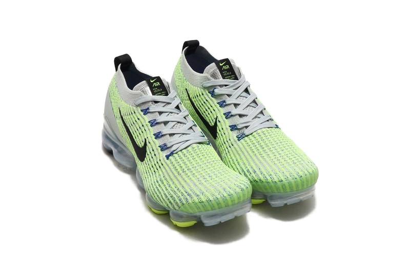 Nike Air VaporMax Flyknit 3.0 Silver Black Volt Release Info AJ6900-005