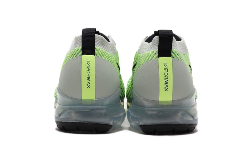 Nike Air VaporMax Flyknit 3.0 Silver Black Volt Release Info AJ6900-005