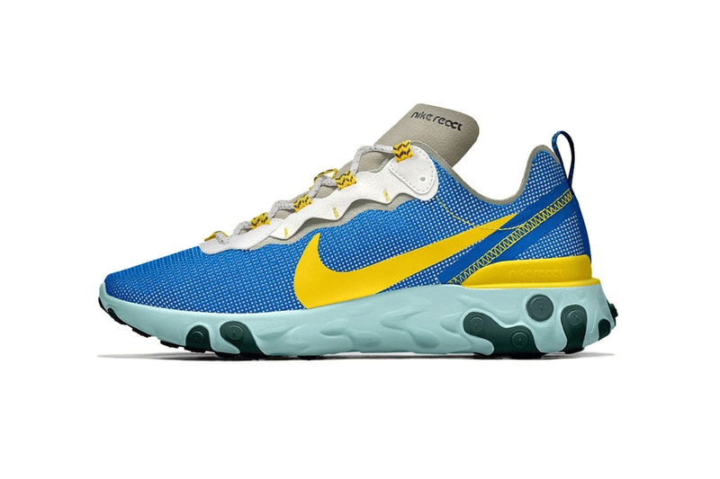 Nike By You React Element 55 Customizable Models sneaker may 2 2019 announce release date buy design ID