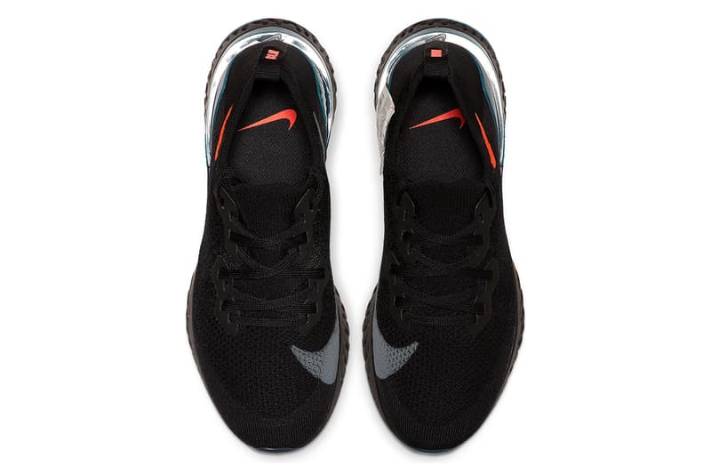 Nike Epic React Flyknit 2 "Blue Fury" Release nike running Bright Crimson black