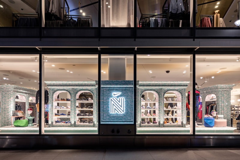 nike nordstrom mens sneaker boutique opening new york city nyc 