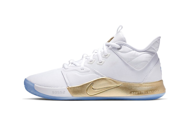 Nike PG 3 NASA Apollo Missions Release Info Paul George CI2666-100 white gold
