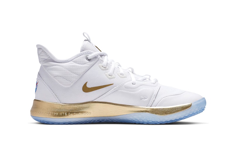 Nike PG 3 NASA Apollo Missions Release Info Paul George CI2666-100 white gold
