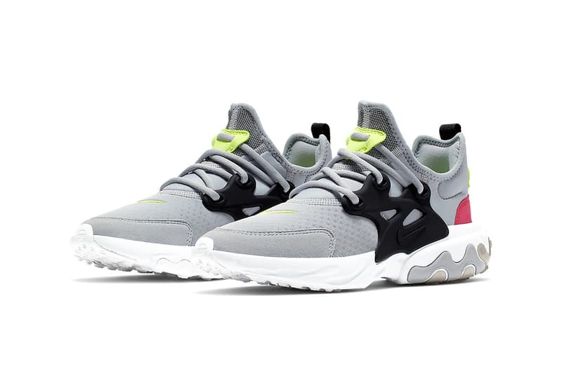 Nike Presto Reacts Debut Collection tpu cage neoprene sock liner red pink orange teal swoosh