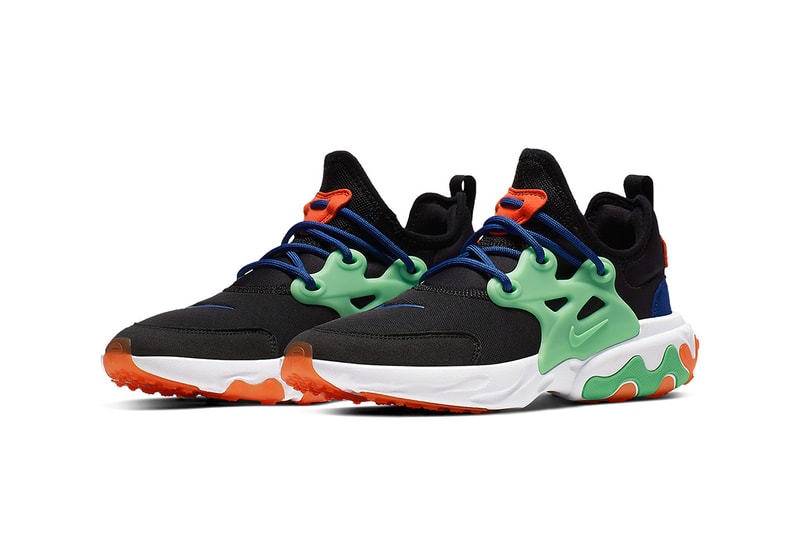 Nike Presto Reacts Debut Collection tpu cage neoprene sock liner red pink orange teal swoosh