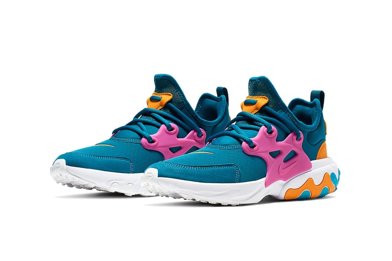Nike Presto Reacts Debut Collection tpu cage neoprene sock liner red pink orange teal swoosh