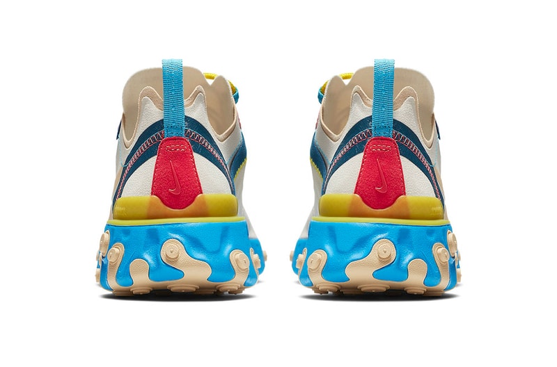 Nike React Element 55 Electric Blue Release Info BQ2728-201 sneakers kicks shoes footwear releases drops 