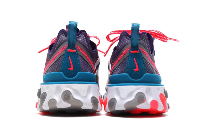 Nike React Element 87 Red Orbit Orange peel cj6897-061 cj6897-113 release pale ivory blue red green abyss white brown tan sneakers shoes